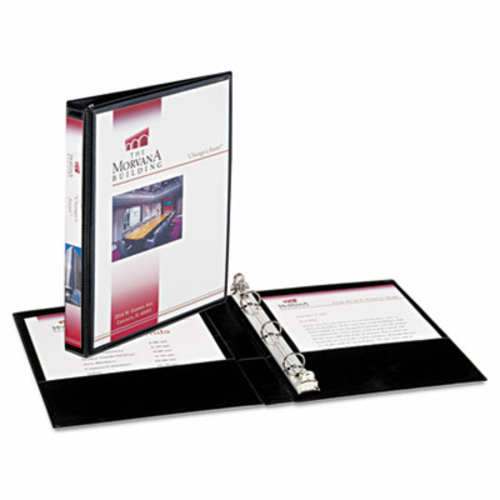 Avery 27725 Durable View Binder with Round Rings- 5.5 in. x 8.5 in.- .