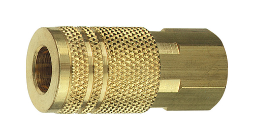 Plews 1794833 0.25 x 0.37 in. Amflo FNPT-D Brass Style Coupler, As