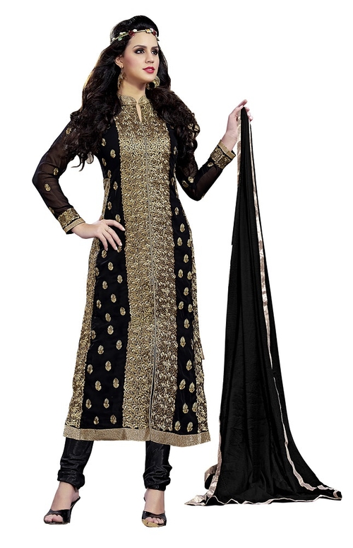 Beige Bhagalpuri Salwar Suit Material With