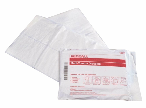 Case of 50 Emergency Trauma Dressing, White 10" x 30". NonWoven