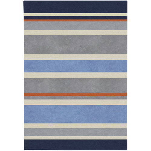 Surya CHI1040-69 Chic Rug- 100% Polyester- Hand Tufted- Lime/White/Blu