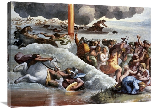 Global Gallery GCS-279525-36-142 36 in. Moses Crossing the Red Sea Art
