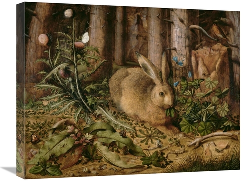 Global Gallery GCS-459883-2024-142 20 x 24 in. A Hare in the Forest Ar