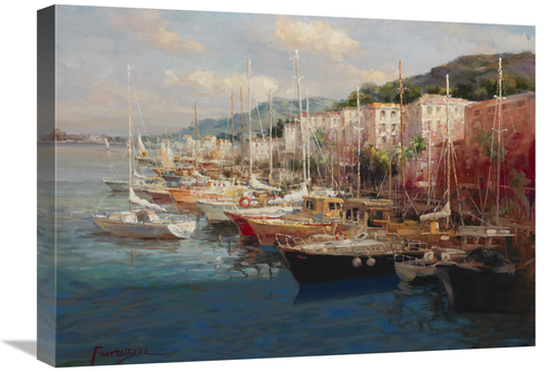 Global Gallery GCS-132444-1824-142 18 x 24 in. Bayside Harbor III Art 