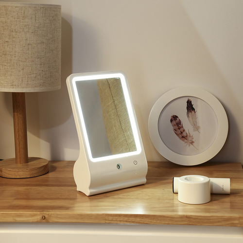 Two-In-One Portable LED Cosmetic Makeup Mirror