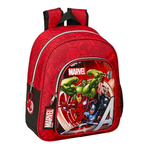 School Bag The Avengers Infinity Red Black (27 x 33 x 10 cm)