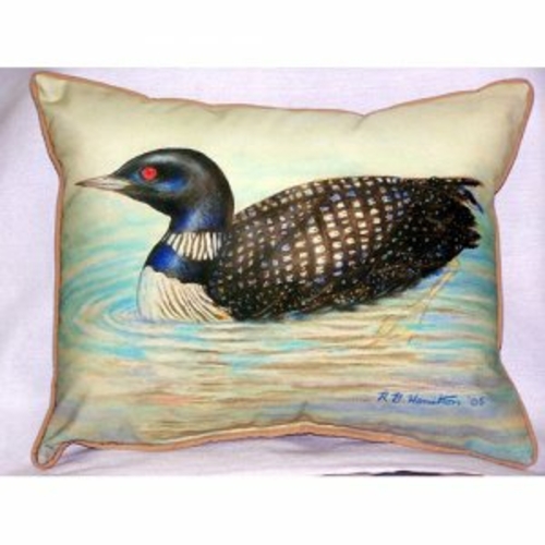 Betsy Drake ZP130 Loon Throw Pillow- 20 x 24 in.