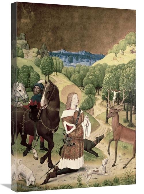 Global Gallery GCS-278442-30-142 30 in. Conversion of St. Hubert Art P