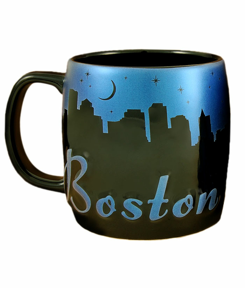 Americaware SMBOS06 Boston 22 oz Night Sky Silhouette Mug