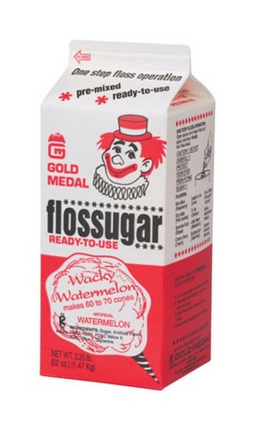 Gold Medal 3212 3.25 lbs Melon Flossugar - pack of 6