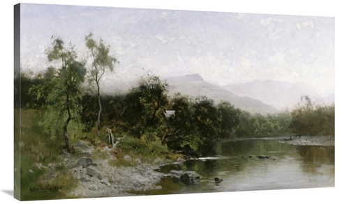 Global Gallery GCS-282649-44-142 44 in. Adirondack Mountain Landscape 