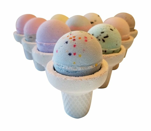 Birthday Cake Ice Cream Cone Bath Bomb