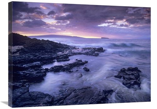 Global Gallery GCS-452106-2432-142 24 x 32 in. Ocean Surf Crashing on 