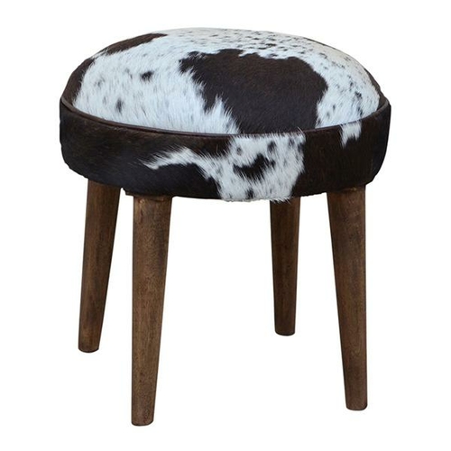 Short Cowhide Stool