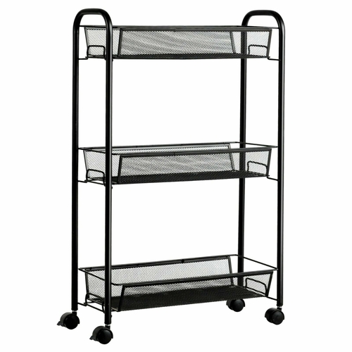 3 Tier Storage Trolley with Wheels