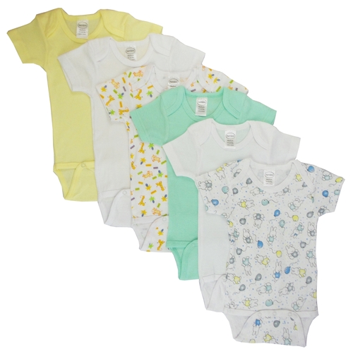 Bambini CS-004S-005S Boys Short Sleeve with Printed, Assorted - Sm