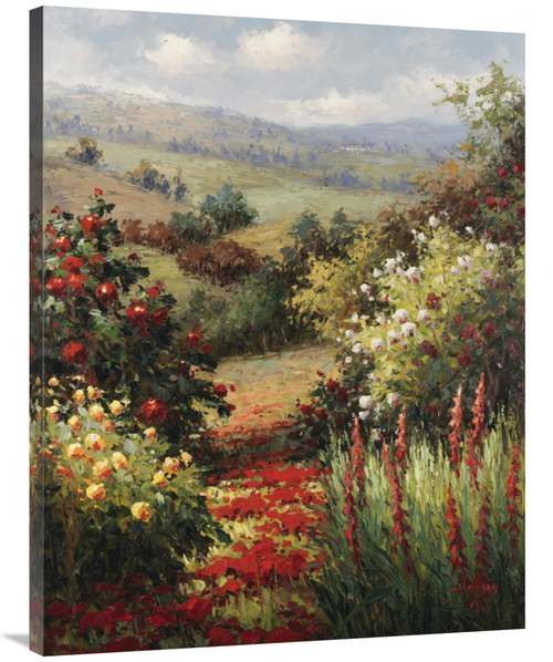 Global Gallery GCS-132475-3040-142 30 x 40 in. Rich Blooms of Spring A