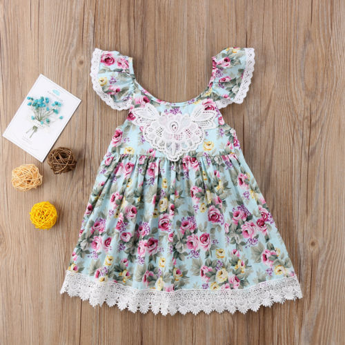 Kids Baby Girl Princess Tutu Dress Birthday Party