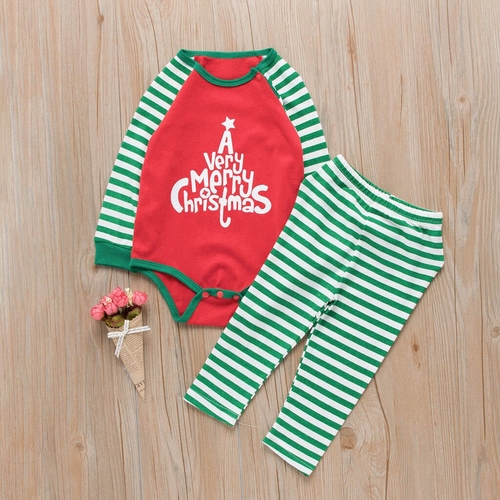 Chritmas infant clothing Girls Chritmas cotton