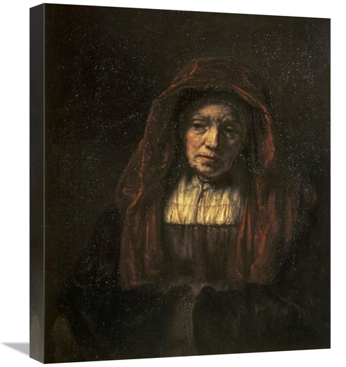 Global Gallery GCS-279588-22-142 22 in. Portrait of An Old Woman Art P