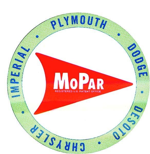 3 Inch Cloth  Patch Mopar Green