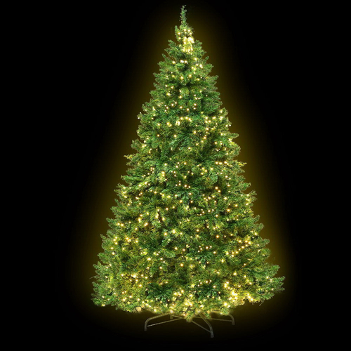 Jingle Jollys Christmas Tree 2.4M With 1488 LED Lights Warm White