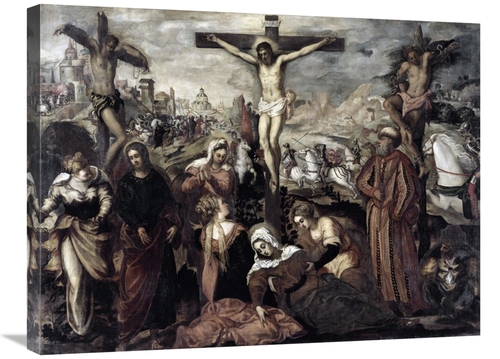 Global Gallery GCS-280188-30-142 30 in. Crucifixion Art Print - Jacopo