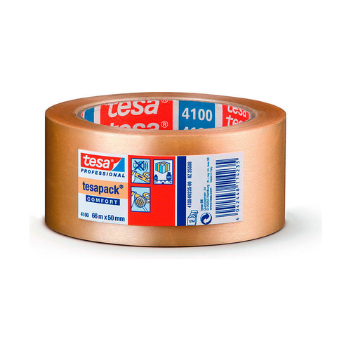 Adhesive Tape TESA 50 mm x 66 m Transparent PVC