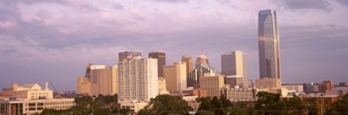 Downtown skyline  Oklahoma City  Oklahoma  USA Poster Print by  - 36 x