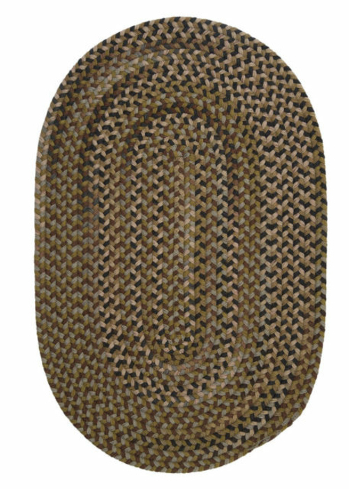 Colonial Mills Rug RU60R060X096 Rustica - Grecian Green 5 ft. x 8 ft. 