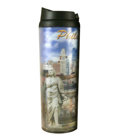 Americaware SATPHI01 Philadelphia Full Color Lenticular Tumbler