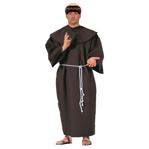 Forum Novelties 277764 Halloween Adult Plus Size Monk Costume - Standa