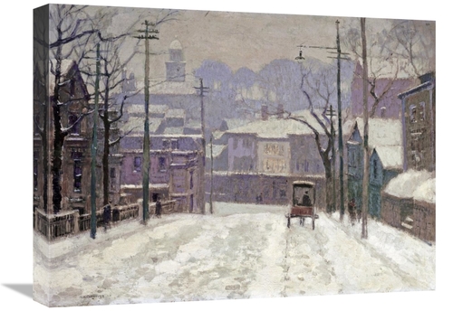 Global Gallery GCS-267874-22-142 22 in. Twilight in Gloucester Art Pri