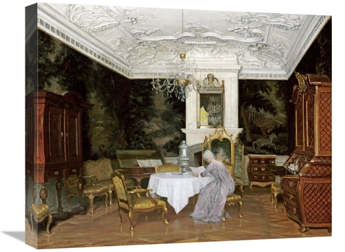 Global Gallery GCS-268051-22-142 22 in. A Lady in an Interior, Fre