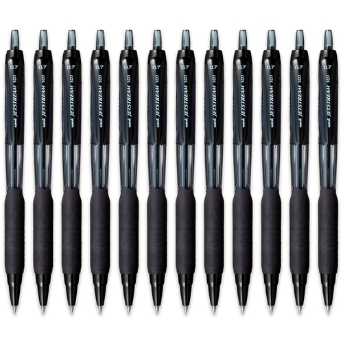 Liquid ink pen Uni-Ball Rollerball Jestsream SXN-101 Black (12 Pieces)