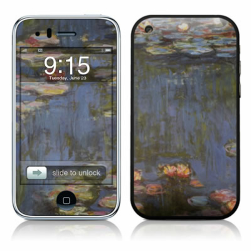 DecalGirl AIP3-MON-WLILIES iPhone 3G Skin - Monet - Water lilies