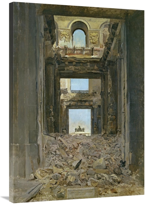 Global Gallery GCS-282502-40-142 40 in. Ruines Des Tuileries Art Print