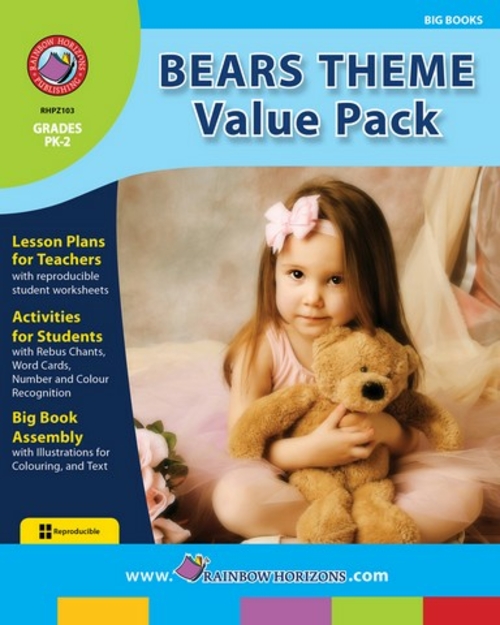 Rainbow Horizons Z103 Bears Theme Value Pack - Grade PK to 2