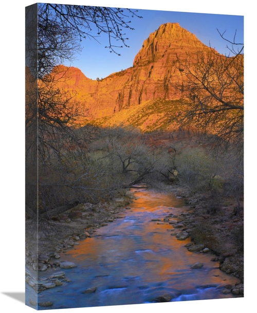 Global Gallery GCS-452127-22-142 22 in. Bridge Mountain & the North Fo