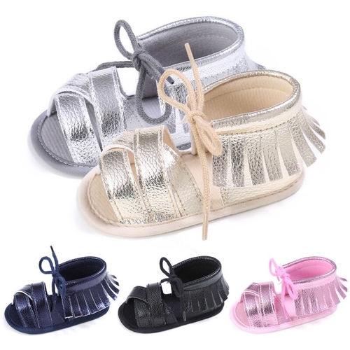 2019 New PU Leather Summer Tassel baby moccasins