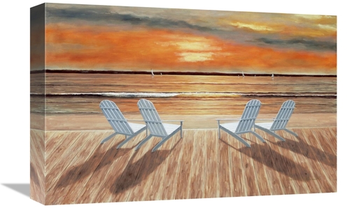 Global Gallery GCS-138445-1218-142 12 x 18 in. Sunset for Four Art Pri