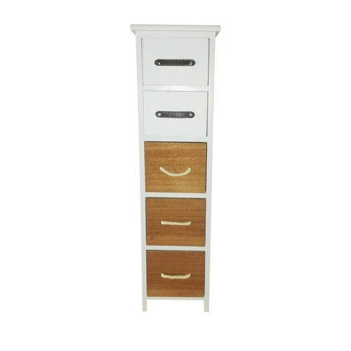 Chest of drawers Versa 21520046 Paolownia wood 5 drawers Wood (29 x 95