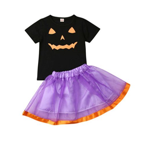 Pudcoco Newborn Baby Girl Kid Pumpkin Print Tops T