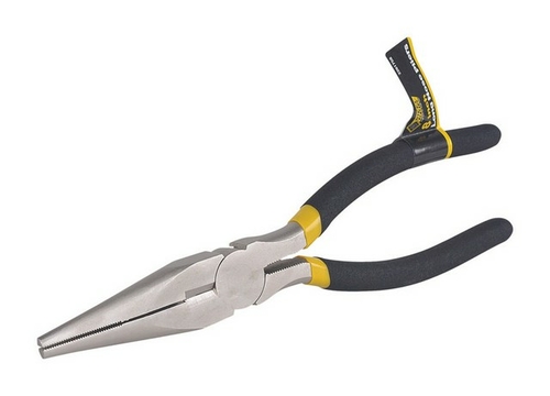 Steel Grip 2261758 8 in. Drop Forged Carbon Steel Long Nose Plier