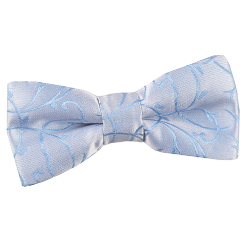 Swirl Pre-Tied Bow Tie - Boys - Baby Blue