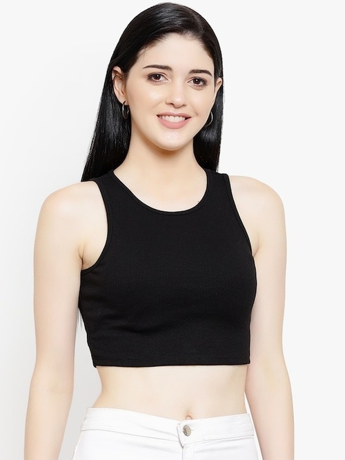 Women Regular Fit Crop Top