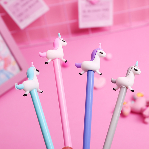 1PC Cute Unicorn Pen Marker Neutral Silica
