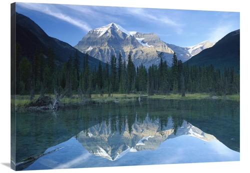 Global Gallery GCS-397152-3040-142 30 x 40 in. Mt Robson, Highest 