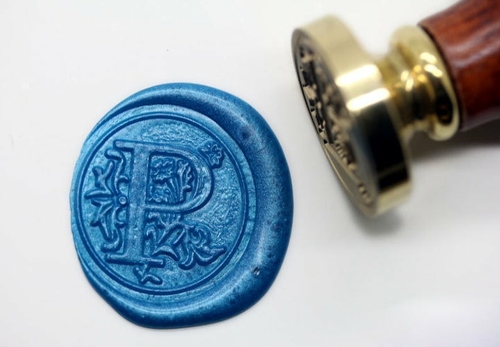 Alphabet Letter " P " Wax Seal Stamp , Sealing wax stamp