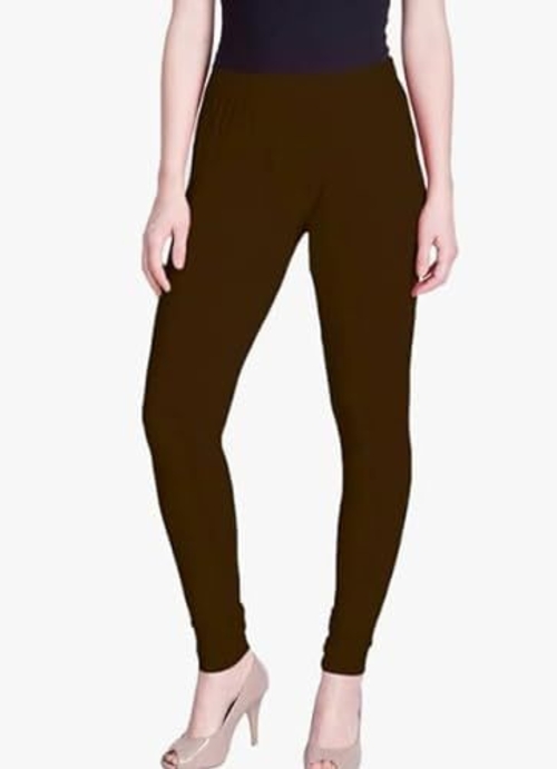 Women's Leggings | REGULER Cotton Leggings| Colour - Brown